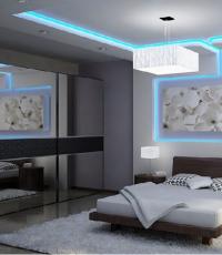 Подсветка стен: использование светодиодной ленты, панно и обои с подсветкой